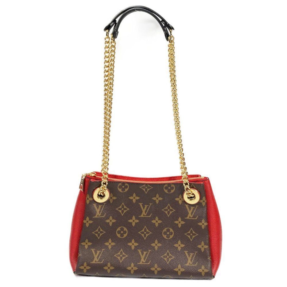 Surene BB Shoulder Bag Monogram canvas Red